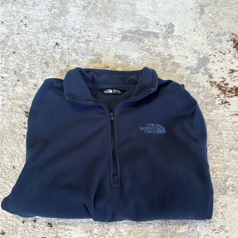 The North Face Blue Zip Up Sweater